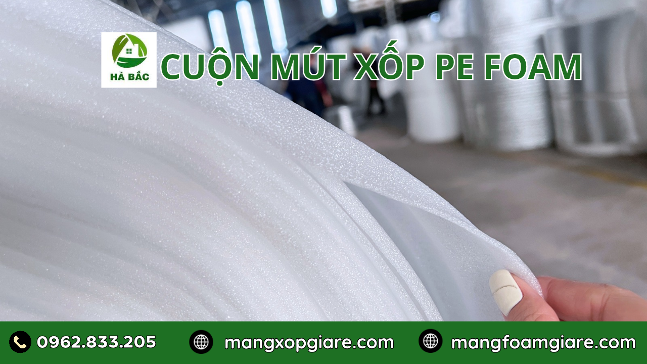 Cuộn Mút Xốp Pe Foam 3mm Cuộn Mút Xốp Pe Foam 3mm