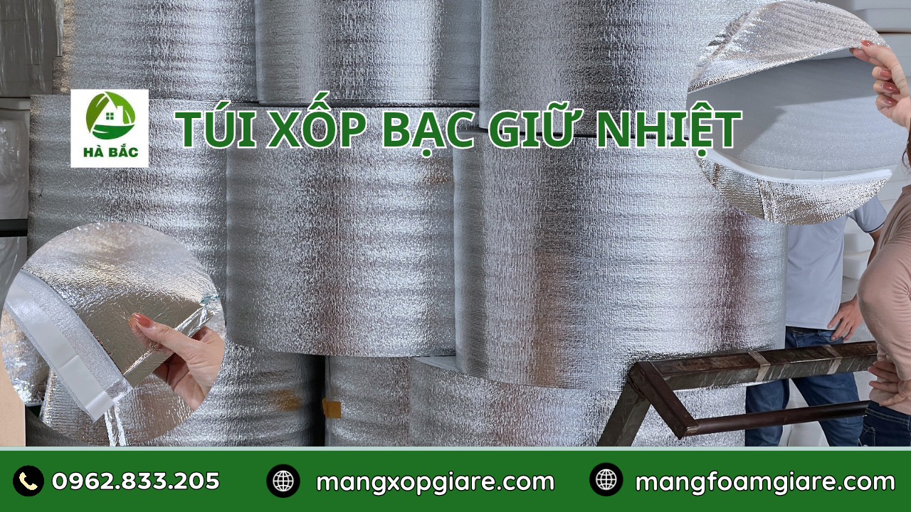 Túi Xốp Bạc Giữ Nhiệt Thực Phẩm
