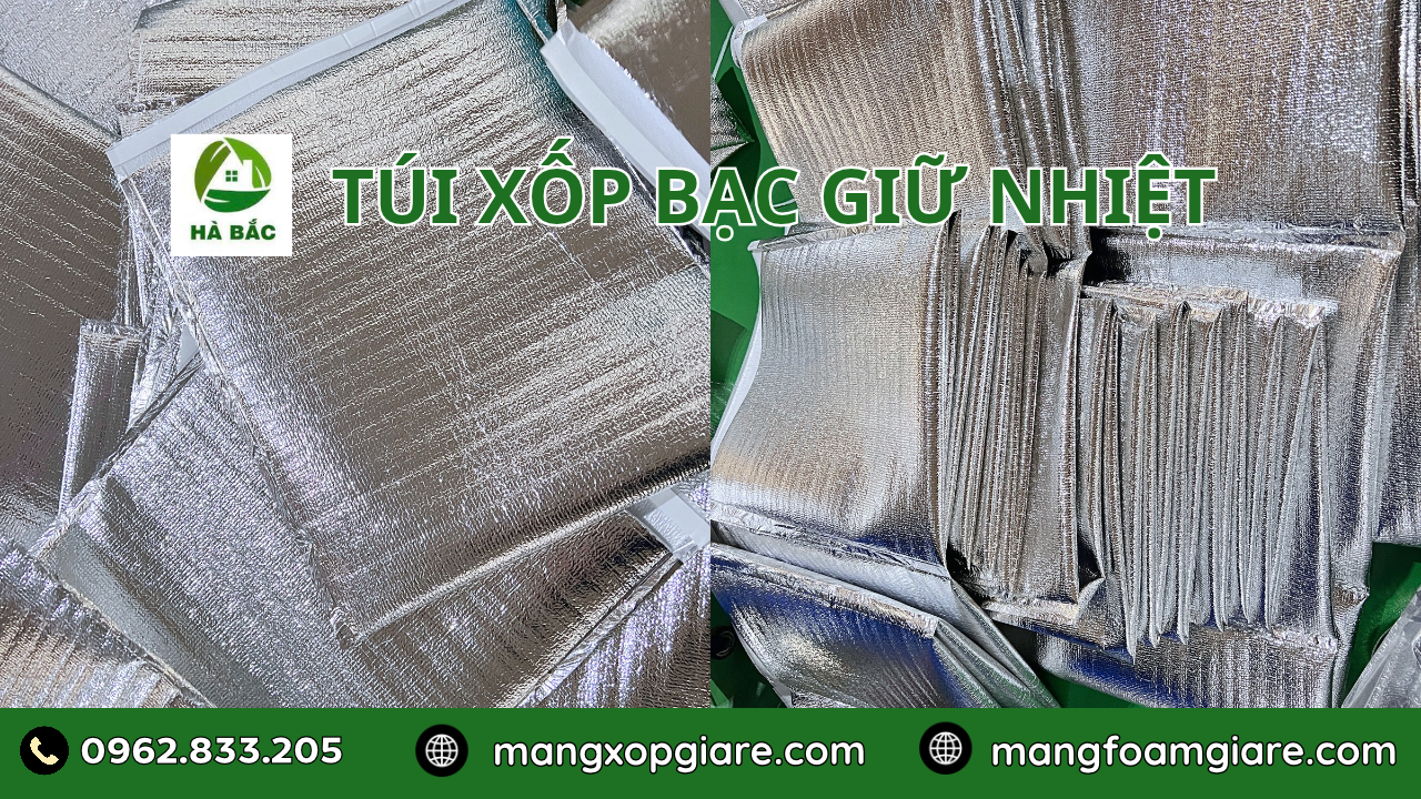 Túi Xốp Bạc Giữ Nhiệt Thực Phẩm